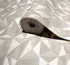Light Beige Geometric Triangle Wallpaper, 3D Embossed Shiny Wallcovering, Abstract Pattern, Home Commercial Use - Adawall Wallpaper - Registered Trade Accounts Only, Wallpaper Wholesale Account - 23204-2 - Adawall Wholesale - Wallpaper Wholesaler