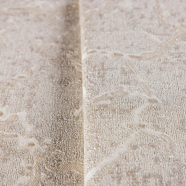 Light Beige Sleek Plain Abstract Embossed Wallpaper, Rich Textured Mdern Shimmering Wall Decor - Walloro High End Wallcoverings & More