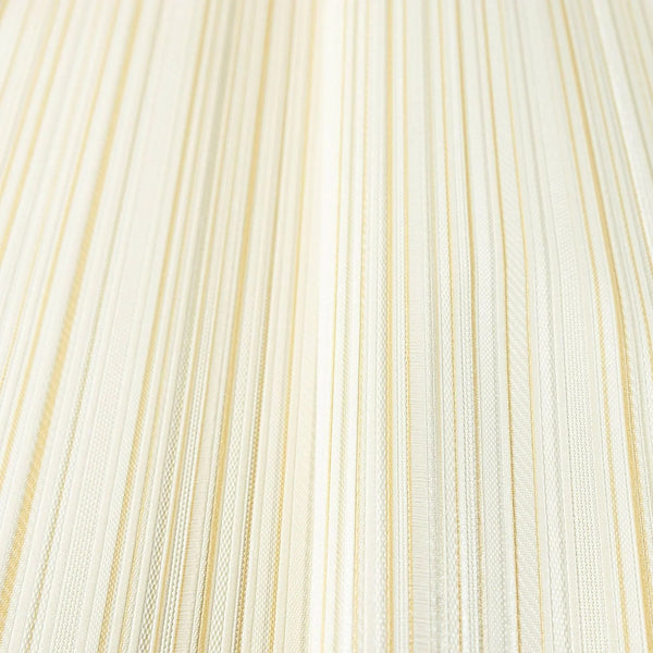 Light Cream Thin Striped 3D Embossed Wallpaper, Stylish Fabric Like Patterns Wallcovering - Walloro High End Wallcoverings & More
