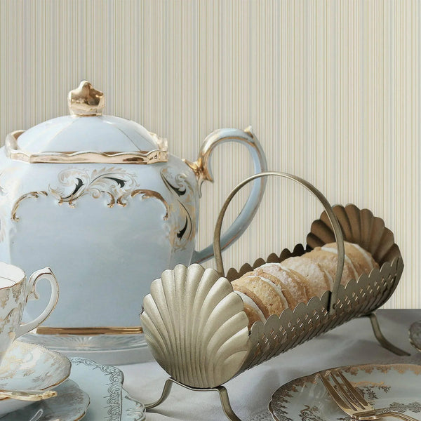 Light Cream Thin Striped 3D Embossed Wallpaper, Stylish Fabric Like Patterns Wallcovering - Adawall Wallpaper - Registered Trade Accounts Only, Wallpaper Wholesale Account - 3705-1 - Adawall Wholesale - Wallpaper Wholesaler