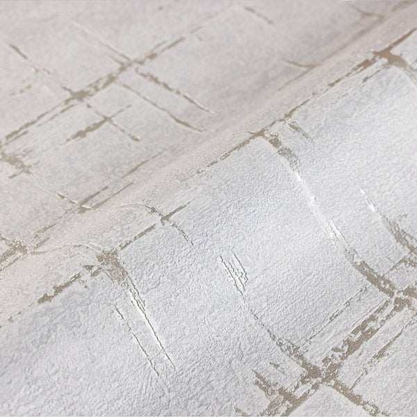 Light Gray Abstract Metallic Lines Wallpaper, 3D Deep Embosed Silver Gold Rustic Geometric Interior Decor - Adawall Wallpaper - Registered Trade Accounts Only, Wallpaper Wholesale Account - 7813-3 - Adawall Wholesale - Wallpaper Wholesaler