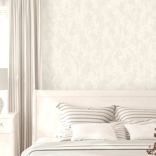 Light Gray Deep Embossed Wallpaper, Cream Solid Color Plain Elegant Sparkling Glittering Wallcovering, Easy Clean, Abstract, Plain, Non - Woven - Adawall Wallpaper - Registered Trade Accounts Only, Wallpaper Wholesale Account - 1402-3 - Adawall Wholesale - Wallpaper Wholesaler