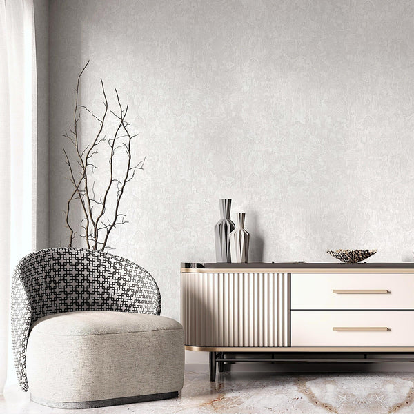 Light Neutral Sleek Embossed finish Solid Color Wallpaper, Abstract Modern Minimalist Rich Textured Wallcovering - Walloro High End Wallcoverings & More