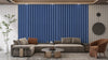 WPC Wood Wallpaper, Lite Blue Mural, Oversized Custom Size Wall Art, Non-Woven, Non-Adhesive, Modern Wall Paper, Removable