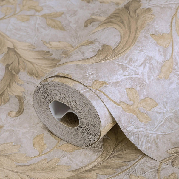 Luxury Beige Striped Embossed Wallpaper, Home Wall Decor, Aesthetic Wallpaper, Textured Wallcovering Non - Adhesive - 41.7”W X 393”H - Adawall Wallpaper - Registered Trade Accounts Only, Wallpaper Wholesale Account - 1006-2 - Adawall Wholesale - Wallpaper Wholesaler