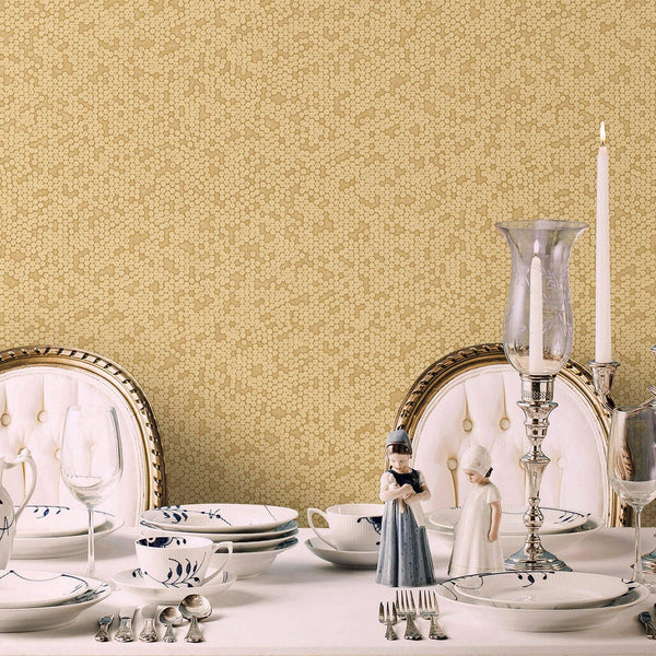 Luxury Gold Embossed Wallpaper, Home Wall Decor, Aesthetic Wallpaper, Textured Wallcovering Non - Adhesive - 41.7”W X 393”H - Adawall Wallpaper - Registered Trade Accounts Only, Wallpaper Wholesale Account - 1011-4 - Adawall Wholesale - Wallpaper Wholesaler