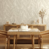 Luxury Leaf Pattern Wallpaper, Cream Embossed Botanical Tropical Exotic Wallcovering, Plants Tropical Design - Adawall Wallpaper - Registered Trade Accounts Only, Wallpaper Wholesale Account - 1507-1 - Adawall Wholesale - Wallpaper Wholesaler