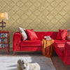 Luxury Moroccan Embossed Wallpaper, Rich Textured Wallcovering, Traditional, Shiny Gold, Extra Large 114 sq ft Roll, Washable, Removable - Adawall Wallpaper - Registered Trade Accounts Only, Wallpaper Wholesale Account - 4703-3 - Adawall Wholesale - Wallpaper Wholesaler