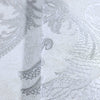 Luxury Sparkling Deep Embossed Damask Wallpaper, White, Silver Beautiful Flocked Shimmering Rich Textured Wallcovering - Adawall Wallpaper - Registered Trade Accounts Only, Wallpaper Wholesale Account - 1303-1 - Adawall Wholesale - Wallpaper Wholesaler