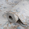 Luxury Textured Embossed Flowered Gray, Home Wall Decor, Aesthetic Wallpaper, Textured Wallcovering Non - Adhesive - 41.7”W X 393”H - Adawall Wallpaper - Registered Trade Accounts Only, Wallpaper Wholesale Account - 1004-3 - Adawall Wholesale - Wallpaper Wholesaler