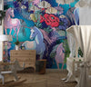 Magic Unicorns Wallpaper, Seamless Pattern Mural, Oversized Custom Size Wall Art, Non - Woven, Non - Adhesive, Modern Wall Paper, Removable - Adawall Wallpaper - Registered Trade Accounts Only, Wallpaper Wholesale Account - W78099 - Adawall Wholesale - Wallpaper Wholesaler
