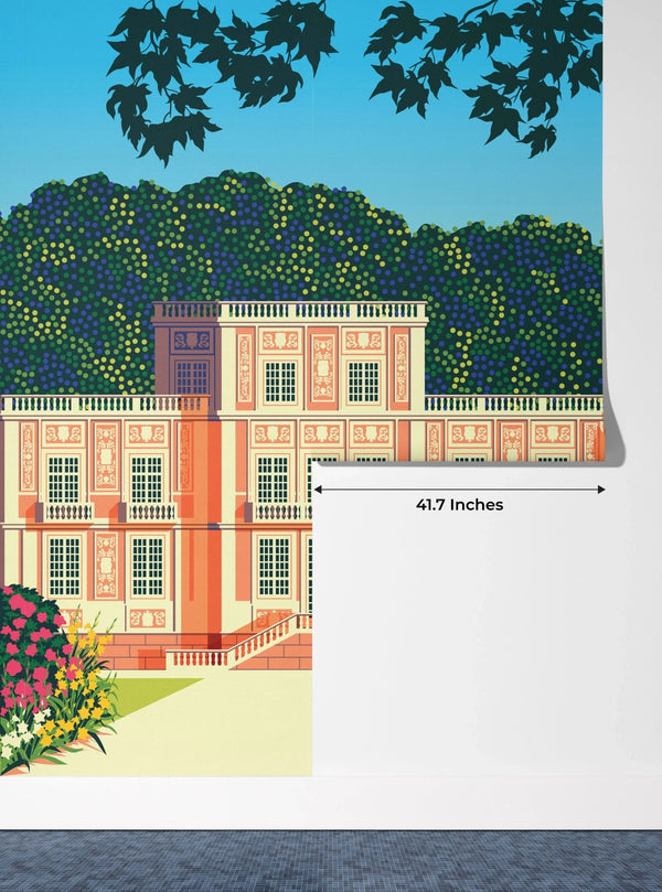 Manor House Wallpaper, Summer Day Mural, Oversized Custom Size Wall Art, Non - Woven, Non - Adhesive, Modern Wall Paper, Removable - Adawall Wallpaper - Registered Trade Accounts Only, Wallpaper Wholesale Account - W77773 - Adawall Wholesale - Wallpaper Wholesaler