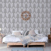 Marble Flowered Textured Embossed Gray, Home Wall Decor, Aesthetic Wallpaper, Textured Wallcovering Non - Adhesive - 41.7”W X 393”H - Adawall Wallpaper - Registered Trade Accounts Only, Wallpaper Wholesale Account - 1004-5 - Adawall Wholesale - Wallpaper Wholesaler