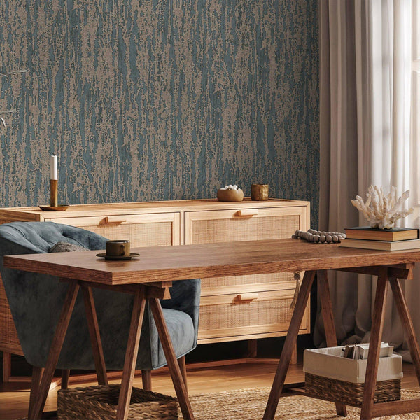 Modern Abstract 3D Embossed Wallpaper, Blue Urban Chic Metallic Accent Wallcovering, Glitter - Adawall Wallpaper - Registered Trade Accounts Only, Wallpaper Wholesale Account - 1508-5 - Adawall Wholesale - Wallpaper Wholesaler