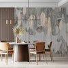 Modern Art Wall Mural, Trees Wallpaper, Gray Oversized Nature Theme Customized Wall Covering, Non - Woven, Non - Adhesive, Removable, Washable, Large - Adawall Wallpaper - Registered Trade Accounts Only, Wallpaper Wholesale Account - SE309-2 - Adawall Wholesale - Wallpaper Wholesaler