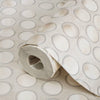 Modern Circles Geometric Wallpaper, Rich Textured Embossed Wallcovering, Traditional, Luxury Wallpaper, Extra Large 114 sq ft Roll, Washable - Adawall Wallpaper - Registered Trade Accounts Only, Wallpaper Wholesale Account - 4706-1 - Adawall Wholesale - Wallpaper Wholesaler