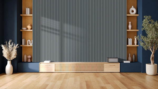 Modern Cold Gray Striped Panel , PS Wall Home Decoration Panel - Premium Quality - Adawall Wallpaper - Registered Trade Accounts Only, Wallpaper Wholesale Account - APS807 - Adawall Wholesale - Wallpaper Wholesaler