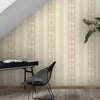 Modern Deep Embossed Striped Wallpaper, Shiny Light Color Damask 3D Textured Wallcovering, Traditional, Large 114 sq ft Roll, Home Wall - Adawall Wallpaper - Registered Trade Accounts Only, Wallpaper Wholesale Account - 6805-3 - Adawall Wholesale - Wallpaper Wholesaler