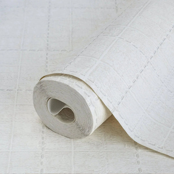 Modern Embossed Geometric Vanilla Home Wall Decor, Aesthetic Wallpaper, Textured Wallcovering Non - Adhesive and Non - Peel - Adawall Wallpaper - Registered Trade Accounts Only, Wallpaper Wholesale Account - 1001-1 - Adawall Wholesale - Wallpaper Wholesaler