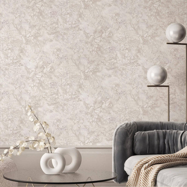 Modern Marble Pattern Wallpaper, Cream Home Wall Decor, Aesthetic Wallpaper, Textured Wallcovering Non - Adhesive and Non - Peel and Stick, Washable - Adawall Wallpaper - Registered Trade Accounts Only, Wallpaper Wholesale Account - 23101-6 - Adawall Wholesale - Wallpaper Wholesaler