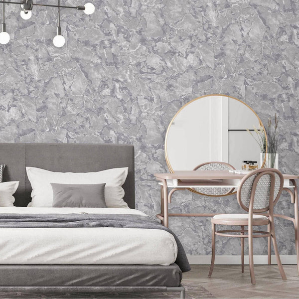 Modern Marbled Gray Sliver Spark Embossed Wallpaper, Shiny Home Wall Decor, Luxury, Textured Wallcovering Non - Pasted, Durable, Washable - Adawall Wallpaper - Registered Trade Accounts Only, Wallpaper Wholesale Account - 23103-4 - Adawall Wholesale - Wallpaper Wholesaler