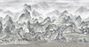 Mountains Scenic Wall Mural, White Landscape Wallpaper, Modern Custom Size Wall Covering, Non - Woven, Non - Pasted, Washable, Removable, Extra Large Wall Covering - Adawall Wallpaper - Registered Trade Accounts Only, Wallpaper Wholesale Account - FJ318-2 - Adawall Wholesale - Wallpaper Wholesaler
