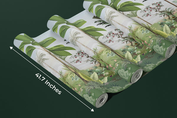Mughal Garden - Dome Wallpaper, Birds Wall Mural, Oversized Custom Size Wall Art, Non - Woven, Non - Adhesive, Modern Wall Paper, Removable - Adawall Wallpaper - Registered Trade Accounts Only, Wallpaper Wholesale Account - W77482 - Adawall Wholesale - Wallpaper Wholesaler