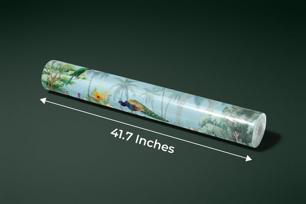 Mughal Garden Wallpaper, Peacock and Arch Mural, Oversized Custom Size Wall Art, Non - Woven, Non - Adhesive, Modern Wall Paper, Removable - Adawall Wallpaper - Registered Trade Accounts Only, Wallpaper Wholesale Account - W77661 - Adawall Wholesale - Wallpaper Wholesaler