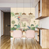 Mughal Garden Wallpaper, Peacock, Parrot Mural, Oversized Custom Size Wall Art, Non - Woven, Non - Adhesive, Modern Wall Paper, Removable - Adawall Wallpaper - Registered Trade Accounts Only, Wallpaper Wholesale Account - W77721 - Adawall Wholesale - Wallpaper Wholesaler