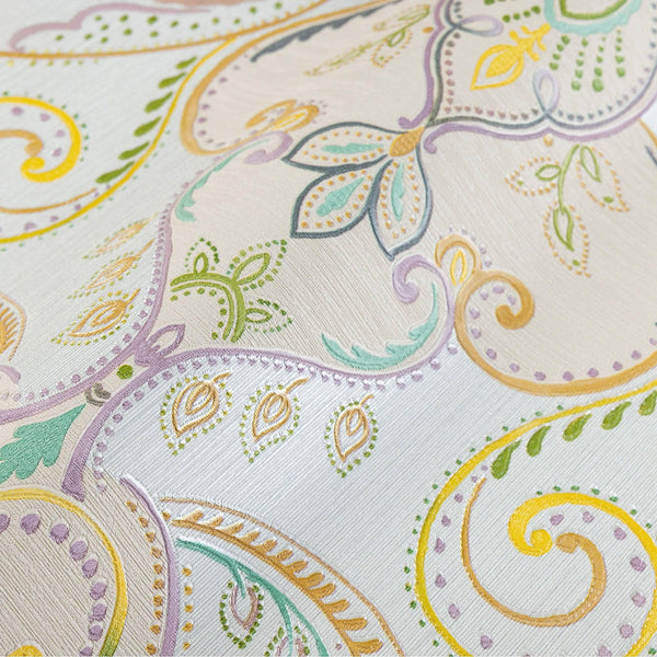 Multi-Color Elegant Damask 3D Embossed Wallpaper,Textured Luxury Wallpaper - Walloro High End Wallcoverings & More