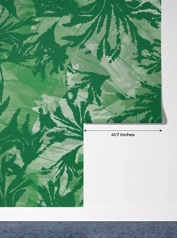 Nature Foliage Wallpaper, Seamless Pattern Mural, Oversized Custom Size Wall Art, Non - Woven, Non - Adhesive, Modern Wall Paper, Removable - Adawall Wallpaper - Registered Trade Accounts Only, Wallpaper Wholesale Account - W78188 - Adawall Wholesale - Wallpaper Wholesaler