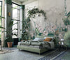 Nature Forest Wall Mural, Green Gray Trees Wallpaper, Botanic Theme Customized Wall Covering, Non - Woven, Non - Adhesive, Removable, Washable, Removable - Adawall Wallpaper - Registered Trade Accounts Only, Wallpaper Wholesale Account - SE310-1 - Adawall Wholesale - Wallpaper Wholesaler