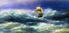 Old Ship On Sea Wallpaper, Oil Painting Mural, Oversized Custom Size Wall Art, Non - Woven, Non - Adhesive, Modern Wall Paper, Removable - Adawall Wallpaper - Registered Trade Accounts Only, Wallpaper Wholesale Account - W77612 - Adawall Wholesale - Wallpaper Wholesaler