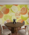 Oranges and Limes Wallpaper, Seamless Pattern Mural, Oversized Custom Size Wall Art, Non - Woven, Non - Adhesive, Modern Wall Paper, Removable - Adawall Wallpaper - Registered Trade Accounts Only, Wallpaper Wholesale Account - W78108 - Adawall Wholesale - Wallpaper Wholesaler