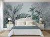 Palm Trees Nature Scene Tropical Wall Mural, Gray Custom Size Wallpaper, Non-Woven, Non-Pasted, Washable, Oversized Large Wall Art, Removable - Walloro High End Wallcoverings & More