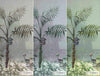 Palm Trees Nature Scene Tropical Wall Mural, Green Custom Size Wallpaper, Non-Woven, Non-Pasted, Washable, Oversized Large Wall Art, Removable (Copy) - Walloro High End Wallcoverings & More