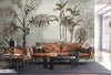 Palm Trees Nature Scene Tropical Wall Mural, Light Green Custom Size Wallpaper, Non - Woven, Non - Pasted, Washable, Oversized Large Wall Art, Removable - Adawall Wallpaper - Registered Trade Accounts Only, Wallpaper Wholesale Account - A306-1 - Adawall Wholesale - Wallpaper Wholesaler