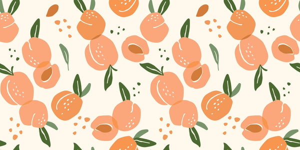 Peaches Wallpaper, Seamless Pattern Mural, Oversized Custom Size Wall Art, Non - Woven, Non - Adhesive, Modern Wall Paper, Removable - Adawall Wallpaper - Registered Trade Accounts Only, Wallpaper Wholesale Account - W78056 - Adawall Wholesale - Wallpaper Wholesaler