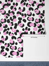 Pink and Black Leopard Wallpaper, Seamless Pattern Mural, Oversized Custom Size Wall Art, Non - Woven, Non - Adhesive, Modern Wall Paper, Removable - Adawall Wallpaper - Registered Trade Accounts Only, Wallpaper Wholesale Account - W77895 - Adawall Wholesale - Wallpaper Wholesaler