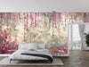 Pink Sakura Flowers Wallpaper, Chinoiserie Mural, Oversized Custom Size Wall Art, Non - Woven, Non - Adhesive, Modern Wall Paper, Removable - Adawall Wallpaper - Registered Trade Accounts Only, Wallpaper Wholesale Account - W78110 - Adawall Wholesale - Wallpaper Wholesaler