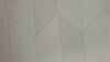 Contemporary 3D Embossed Geometric Wallpaper, Off White Modern Chevron Herringbone Shapes Wallcovering, Sturdy, Large 177 sq ft Roll
