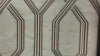 Geometric Wallpaper, 3D Embossed Modern Flocked Wallcovering, Gray Fabric Touch Contemporary Washable, Extra Large 177 sq ft Roll