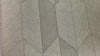 Contemporary 3D Embossed Geometric Wallpaper, Gray, Beige Modern Chevron Herringbone Shapes Wallcovering, Sturdy, Large 177 sq ft Roll