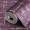 Purple Abstract Metallic Lines Wallpaper, 3D Deep Embosed Silver Gold Rustic Geometric Interior Decor - Adawall Wallpaper - Registered Trade Accounts Only, Wallpaper Wholesale Account - 7813-7 - Adawall Wholesale - Wallpaper Wholesaler