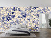 Purple Floral Wallpaper, Seamless Pattern Mural, Oversized Custom Size Wall Art, Non - Woven, Non - Adhesive, Modern Wall Paper, Removable - Adawall Wallpaper - Registered Trade Accounts Only, Wallpaper Wholesale Account - W77961 - Adawall Wholesale - Wallpaper Wholesaler