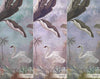 Purple Modern Luxury Tropical Wallpaper, Swan, Non - Woven Custom Wall Mural, Non - Adhesive, Washable, Decorative, Removable, Home Decor Wall Art - Adawall Wallpaper - Registered Trade Accounts Only, Wallpaper Wholesale Account - A302-2 - Adawall Wholesale - Wallpaper Wholesaler