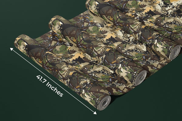 Real Tree Forest Camouflage Wallpaper, Seamless Pattern Mural, Oversized Custom Size Wall Art, Non - Woven, Non - Adhesive, Modern Wall Paper, Removable - Adawall Wallpaper - Registered Trade Accounts Only, Wallpaper Wholesale Account - W77977 - Adawall Wholesale - Wallpaper Wholesaler