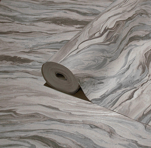 Realistic 3D Embossed Marble Wallpaper, Brown Nature Inspired Modern Stone Marbled Effect Wallcovering - Adawall Wallpaper - Registered Trade Accounts Only, Wallpaper Wholesale Account - 23207-4 - Adawall Wholesale - Wallpaper Wholesaler
