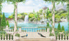 Realistic Waterfall Wallpaper, Architecture Mural, Oversized Custom Size Wall Art, Non - Woven, Non - Adhesive, Modern Wall Paper, Removable - Adawall Wallpaper - Registered Trade Accounts Only, Wallpaper Wholesale Account - W77992 - Adawall Wholesale - Wallpaper Wholesaler