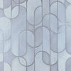 Rounded Shapes 3D Embossed Wallpaper, Gray Velvet Flocked Geometric Elegant Wallcovering - Adawall Wallpaper - Registered Trade Accounts Only, Wallpaper Wholesale Account - 1514-3 - Adawall Wholesale - Wallpaper Wholesaler